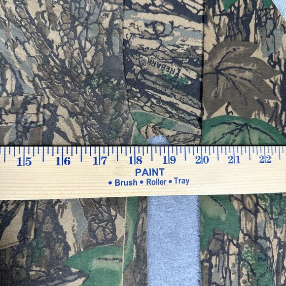 VINTAGE 80s Ace Sportswear Shirt Men's M Camo Long Sleeve Trebark Pocket USA - Picture 4 of 6